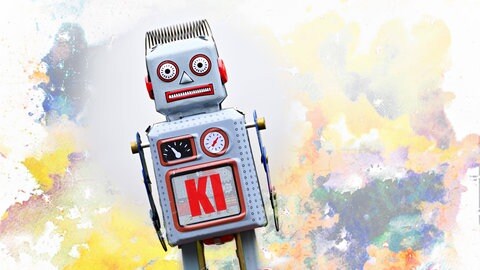 Roboterfigur als Symbol für einen Chatbot: KI-Chatbots liefern ausführlichere, kreativere und richtigere Antworten, wenn man Anweisungen auf spezielle Arten formuliert. Welche sprachlichen Ausdrücke eine künstliche Intelligenz zu besseren Leistungen führen – darum dreht sich Prompt Engineering.