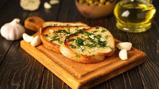 Baguette überbacken