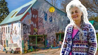 Annamalt hat ihr Haus in Föhren in ein Kunstwerk verwandelt.