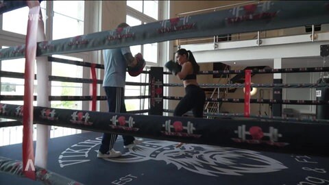 Aurelia im Boxring