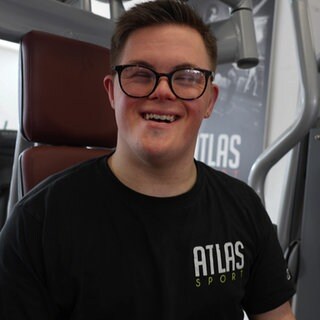 Colin Klein im Fitnessstudio