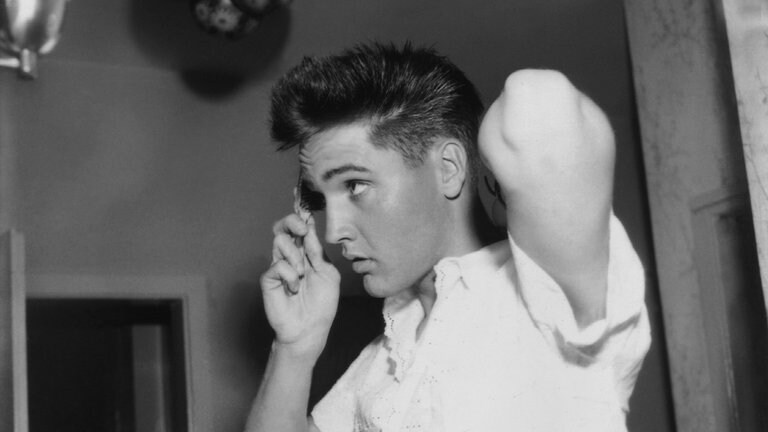 Elvis in seinem Zimmer in Bad Nauheim 