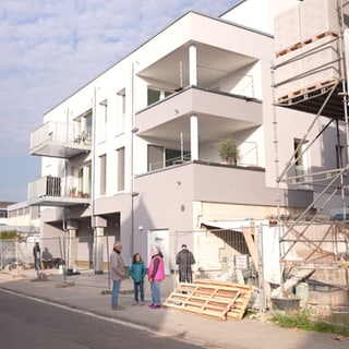 Ein Haus des genossenschaftlichen Wohnprojekts in Ingelheim.