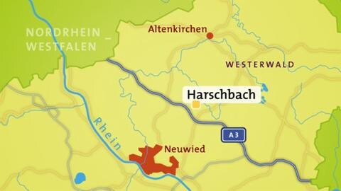 Harschbach Karte