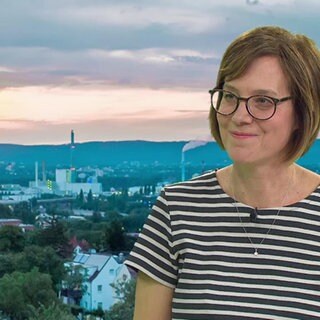 SWR-Reporterin Sabine Geipel