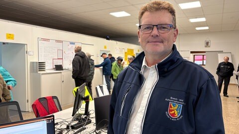 Innenansichten des Lagezentrums Lollschied
