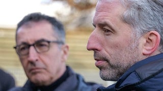 Boris Palmer und Cem Özdemir bei einer Wahlkampfveranstaltung in Tübingen