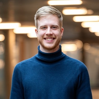 SWR-Volontär Hendrik Huber
