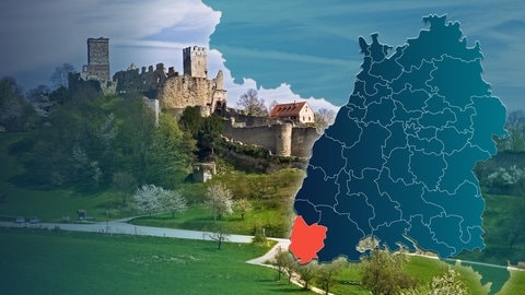 Symbolbild Wahlkreis 282 Lörrach-Müllheim, Bundestagswahl 2025