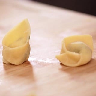 Zwei Tortelloni