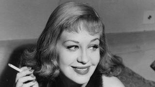 Hildegard Knef, portraitiert am 18.11.1952 im Hotel in London.