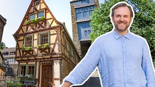 Kunsthistoriker Hans-Lothar restauriert sein 350 Jahre altes Fachwerkhaus.