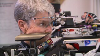 Mit 69 Jahren Deutsche Meisterin im Sportschießen