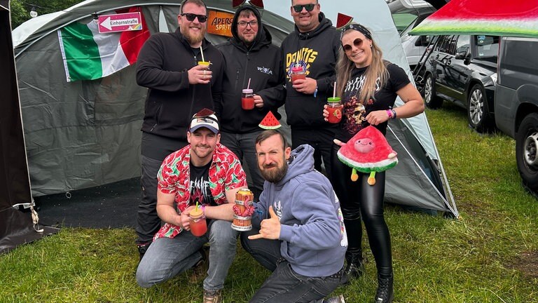 Camper auf Rock am Ring 2025