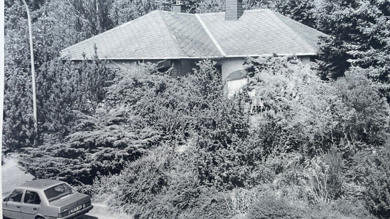 Das Haus von Johannes Hill im Jahr 1995.