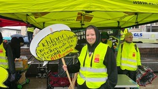 Zentrale Kundgebung von ver.di in Freiburg