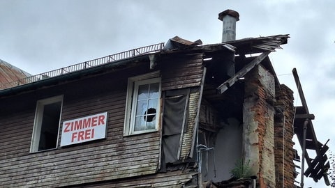 Solche Zimmer braucht niemand: Die Ruine Hundseck an der Schwarzwaldhochstraße.