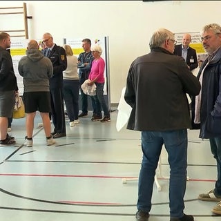 Teilnehmer am Infomarkt in Eschbach