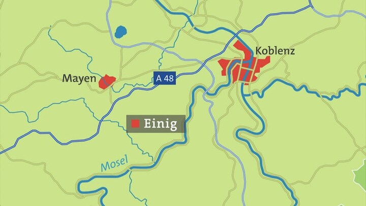 HZL, Einig, Geringer Straße, Karte
