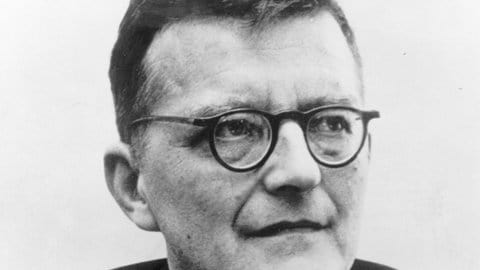 Dmitri Schostakowitsch, Porträtaufnahme um 1955