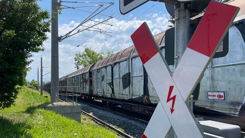 Auf der Südbahn zwischen Friedrichshafen und Lindau rollen deutlich mehr Güterzüge seit der Elektrifizierung der Bahnstrecke.