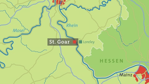 Karte von St. Goar