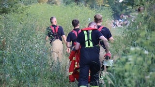 Rettungseinsatz in Heidelberg am Neckar
