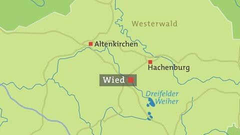 Karte von Wied