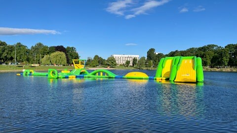 Die Wibit-Anlage im Strandbad Frankenthal wird erweitert. 