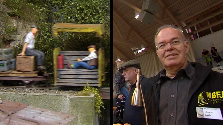 Marcel Ackle ist Architekt und hat seine Feldbahn-Dioramen bis ins Detail perfektioniert.