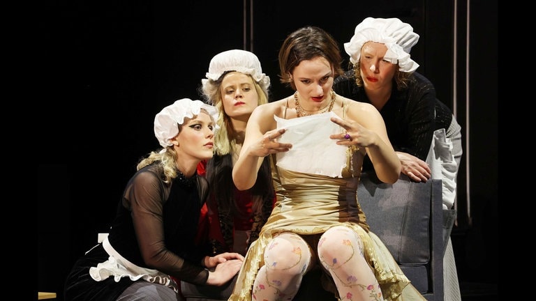 v.l.n.r.: Emily Mrosek, Camille Dombrowsky, Anna Seeberger, Lena Maria Eikenbusch.