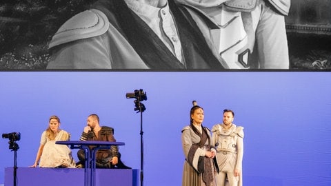 Kristina Hammarström, Matthias Winckhler bei Tamerlano am Badischen Staatstheater Karlsruhe