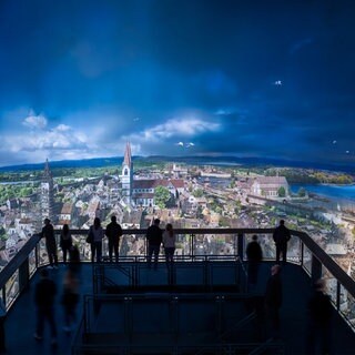 Das Panorama Konstanz mit einem Werk von Yadegar Asisi