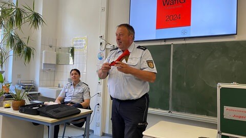 Sicherheitstag der Polizei Mannheim an der Tulla- Realschule