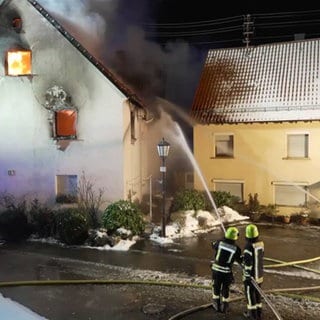 Löscharbeiten