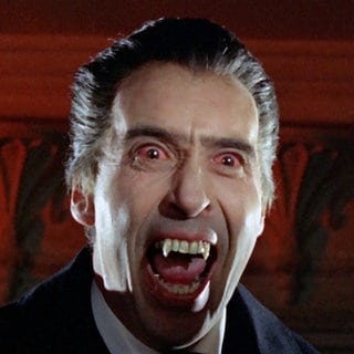 "Dracula: Prince of Darkness" mit Christopher Lee. 1966. Archivfoto.
