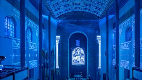 Innenraum der Kirche (Installation)
