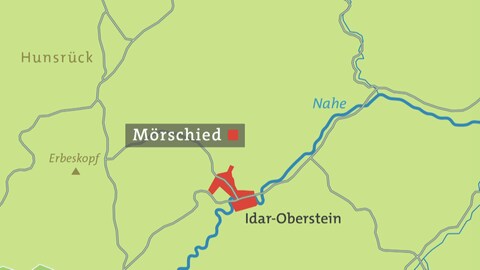 Karte von Mörschied