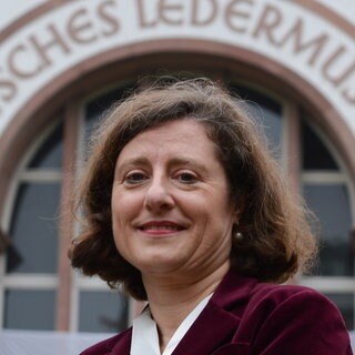 Dr. Inez Florschütz, Direktorin des Deutschen Ledermuseums in Offenbach. Archvifoto.