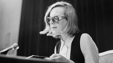 Die österreichische Schriftstellerin Ingeborg Bachmann 1971