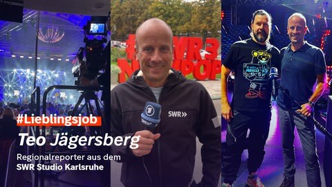 Regionalreporter Teo Jägersberg stellt seinen Lieblingsjob im SWR Studio Karlsruhe vor.