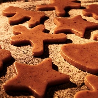 Plätzchen aus dem Ofen.