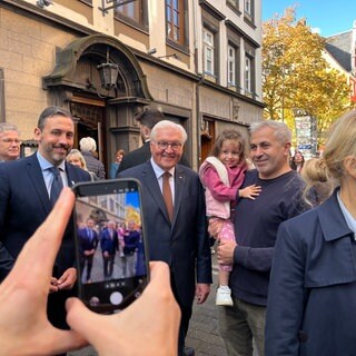 Bundespräsident Steinmeier zu Besuch in Andernach