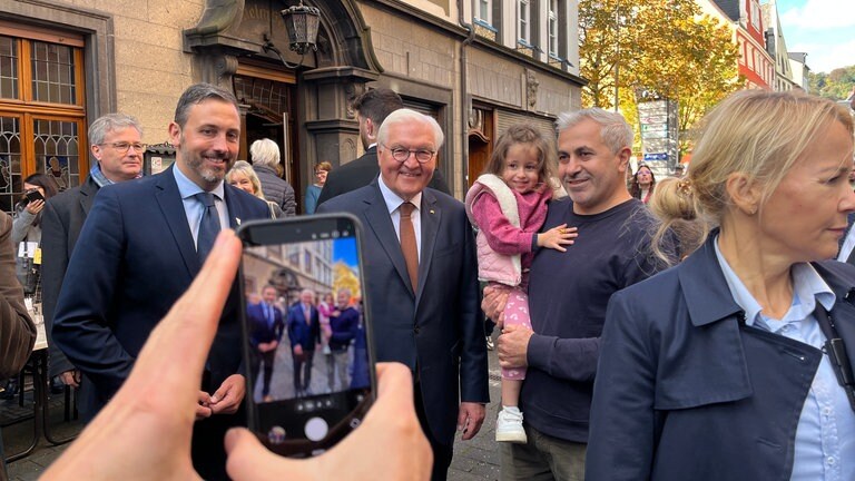 Bundespräsident Steinmeier zu Besuch in Andernach