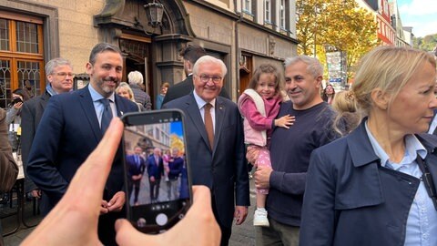 Bundespräsident Steinmeier zu Besuch in Andernach