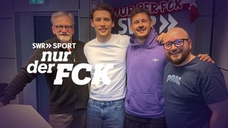 Die beiden Hosts des Youtube-Formats Luca Schulz und Marius Müller bei ihrem Besuch im Podcast-Studio.