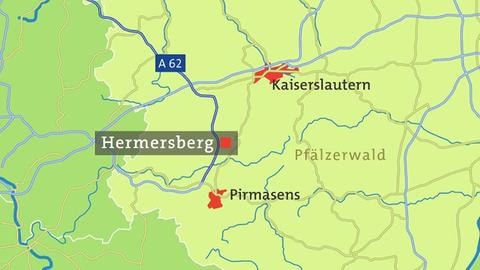 Karte Hermersberg