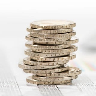 Geld liegt auf Antrag