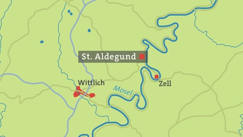 St. Aldegund Karte