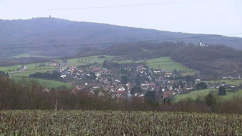 Blick auf Haschbach am Remigiusberg